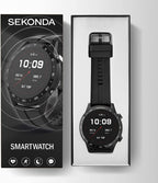 Sekonda Mens Smart Watch with Black Rubber Strap 1909