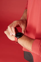 Sekonda Mens Smart Watch with Red Rubber Strap 1910