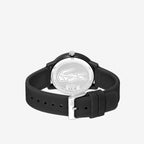 Lacoste 12.12 Mens Watch with Black Dial and Black Strap 2011171