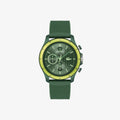 Lacoste Neo Heritage Mens Chronograph Watch with Green Dial and Green Strap 2011328