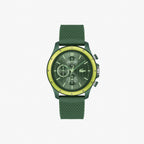 Lacoste Neo Heritage Mens Chronograph Watch with Green Dial and Green Strap 2011328