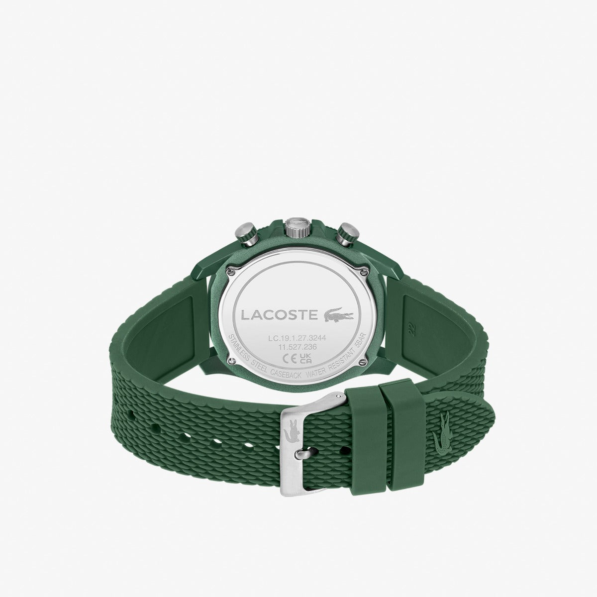 Lacoste Neo Heritage Mens Chronograph Watch with Green Dial and Green Strap 2011328