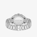 Lacoste Boston Mens Chronograph Watch with Green Dial and Silver Bracelet 2011346