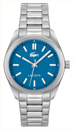 Lacoste Monceau Mens Watch with Blue Dial and Silver Strap 2011355