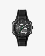 Lacoste LC33 Mens Watch with Black Dial and Black Strap 2011365
