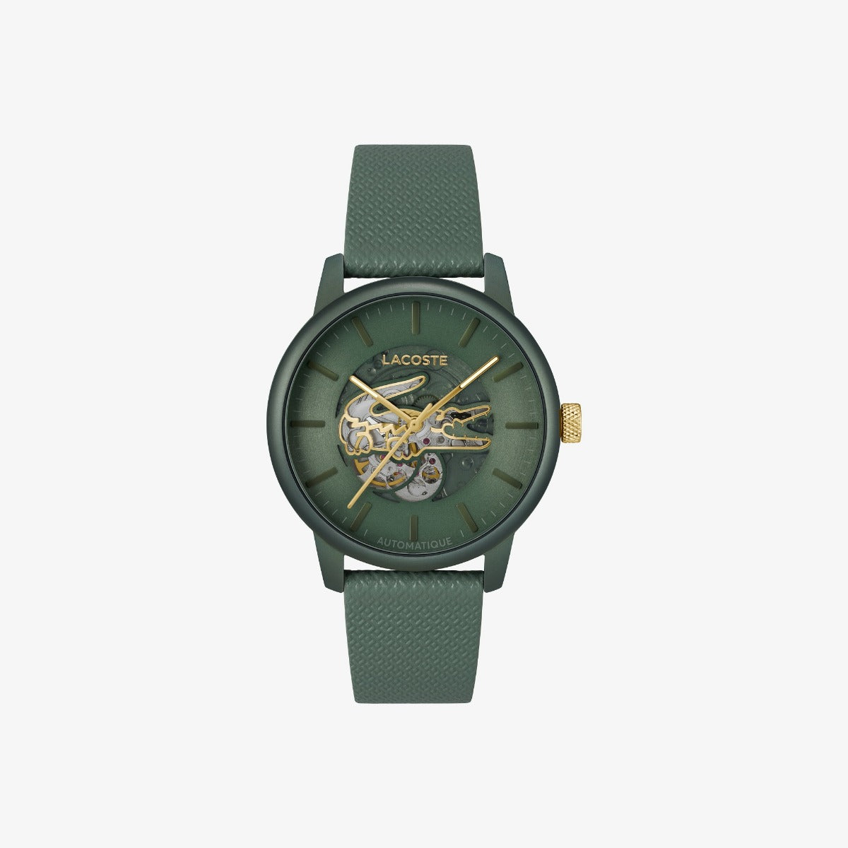 Lacoste 12.12 Mens Automatic Watch with Green Dial and Green Strap 2011384