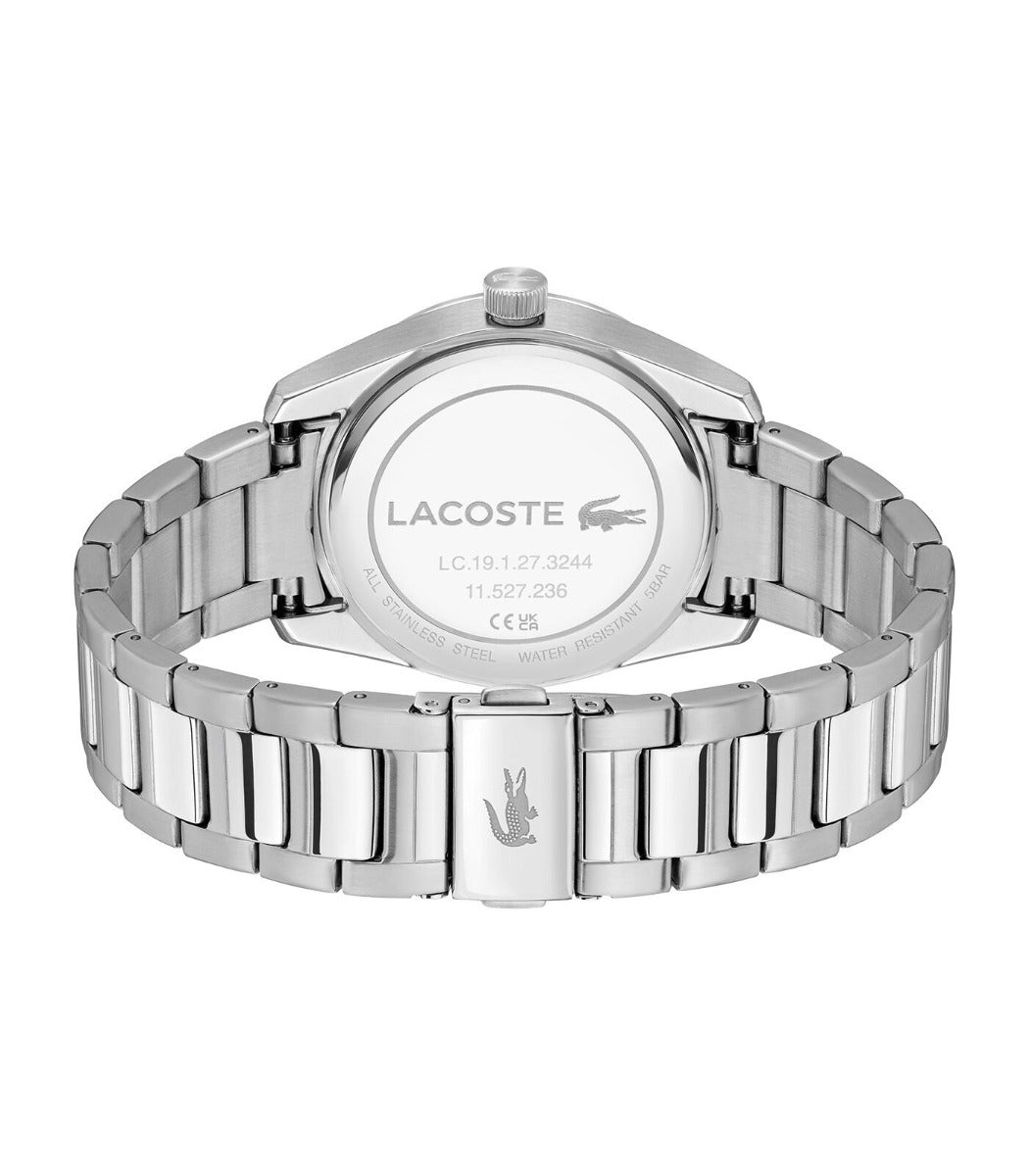 Lacoste Boston Mens Watch with Green Dial and Silver Strap 2011425