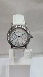 Rotary Womens Classic Watch with White Leather Strap RLS00024/07/WS