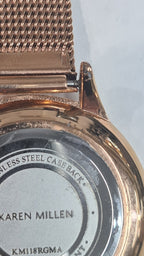 Karen Millen Ladies Watch KM118RGMA