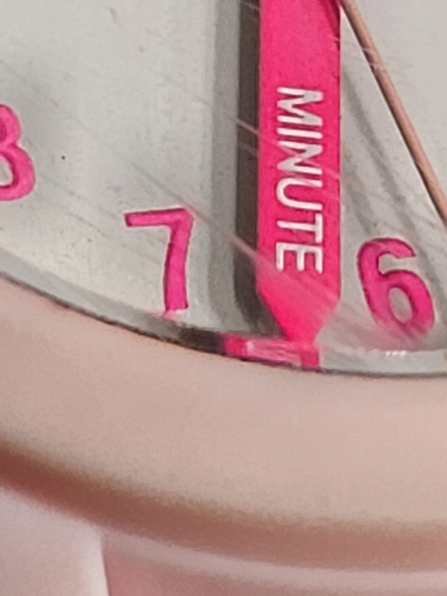 Hype Girls Watch with Pink Time Teacher Dial and Pink Silicone Strap HYK001P