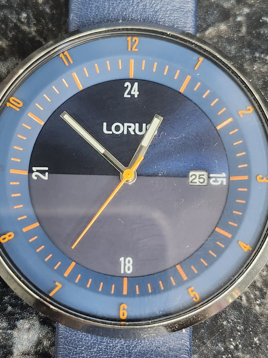 Lorus Men's Watch with Blue Dial and Blue Strap RH963LX9