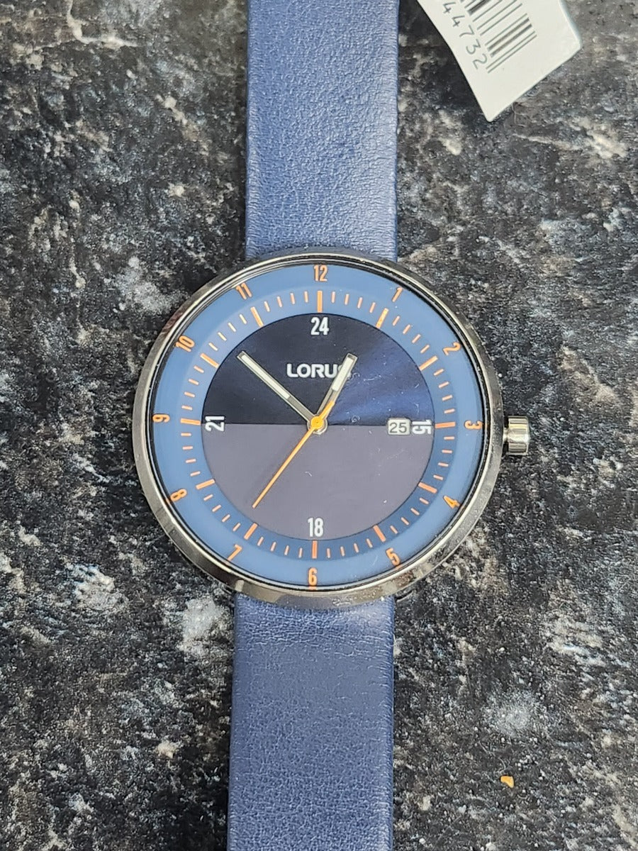 Lorus Men's Watch with Blue Dial and Blue Strap RH963LX9