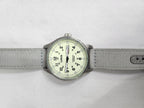 Lorus Men's Automatic Watch with Luminous Dial and Grey Nylon Strap RL415BX9