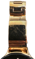 Gwylio Ostele i Ferched Storm gyda Deial Du a Strap Bangle Aur Rhosyn 47401/RG **Wedi'i Adnewyddu**