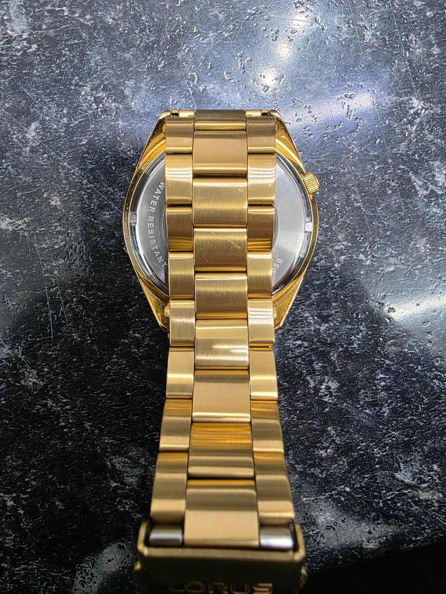 Lorus Mens Automatic Watch with Gold Dial RL498AX9