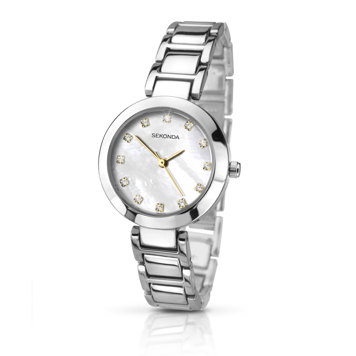 Sekonda Ladies White Dial Silver Bracelet Watch 2064 RRP £39.99