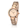 Sekonda Ladies Rose Gold Stone Set Analogue Watch 2066