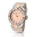 Seksy by Sekonda Intense Two tone Rose Gold Case And Nude Coloured Leather Strap Ladies Watch 2082