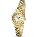 Sekonda Women's Quartz Watch with Beige Dial Analogue Display and Gold Alloy Bracelet 2106.27