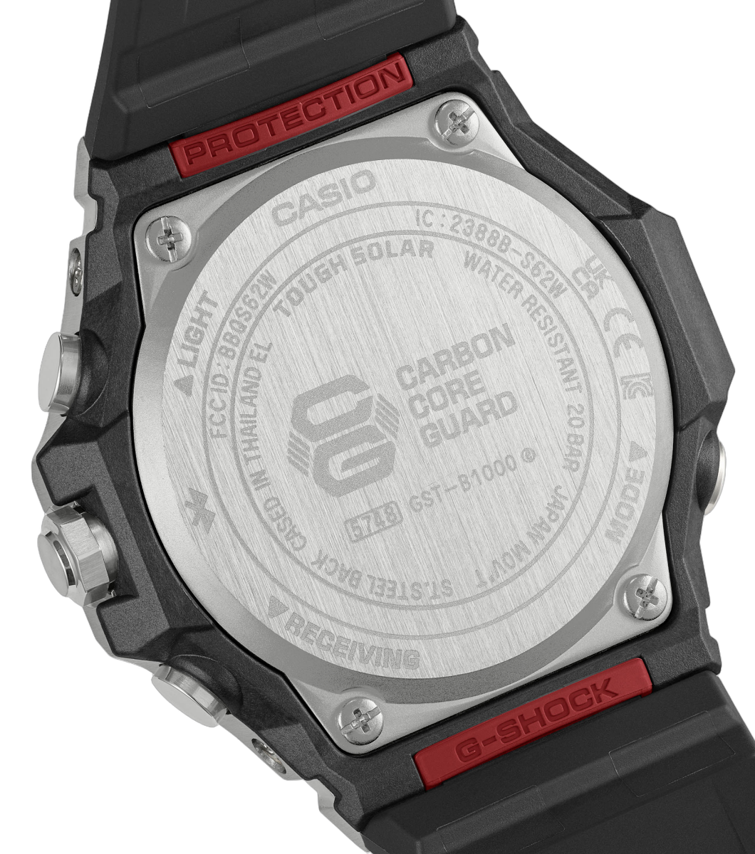 Casio G-Shock Mens Watch with Black Dial and Black Strap GST-B1000-1AER