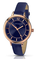 Sekonda Women's Quartz Watch with Blue Dial Analogue Display and Blue PU Strap 2136.27