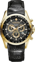 Roamer Mens Watch with Black Dial and Black Leather Strap 220837 48 55 02