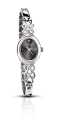 Sekonda Celtic Stainless Steel Bracelet Black Dial Ladies Watch 2223