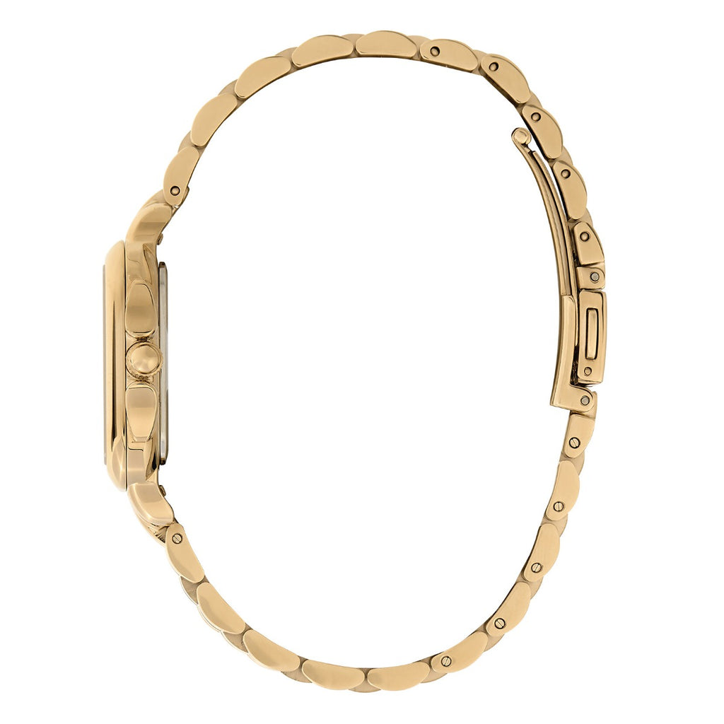 Olivia Burton Grosvenor Classic Ladies Watch with Gold Dial and Gold Bracelet 2400084