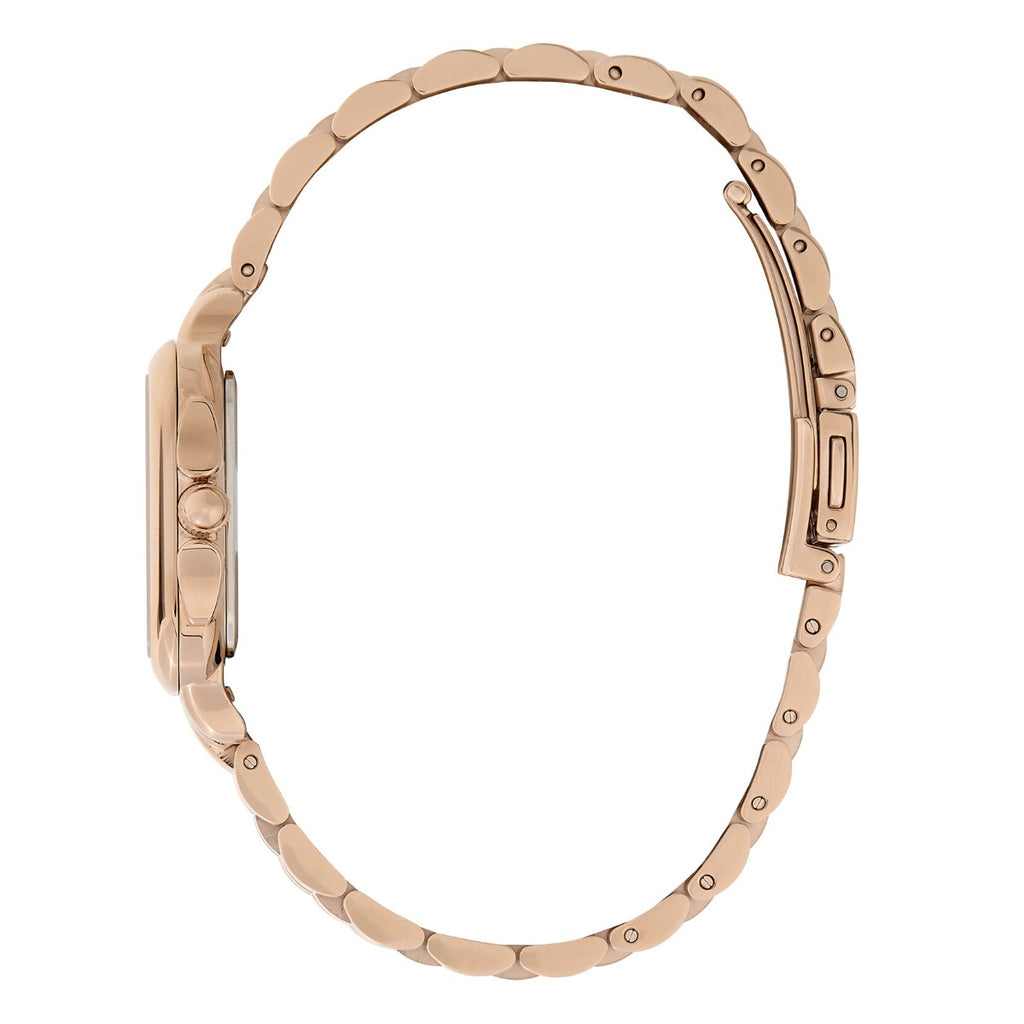 Olivia Burton Grosvenor Classic Ladies Watch with Rose Gold Dial and Rose Gold Bracelet 2400085