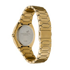 Olivia Burton Lustre Ladies Watch with Black Mother of Pearl Dial and Gold Bracelet 24000150