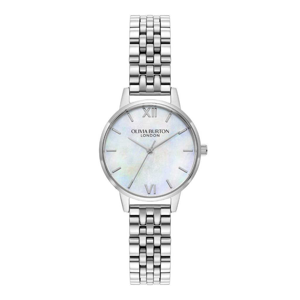 Olivia Burton Ladies Watch with Mother of Pearl Dial and Silver Bracelet 24000168