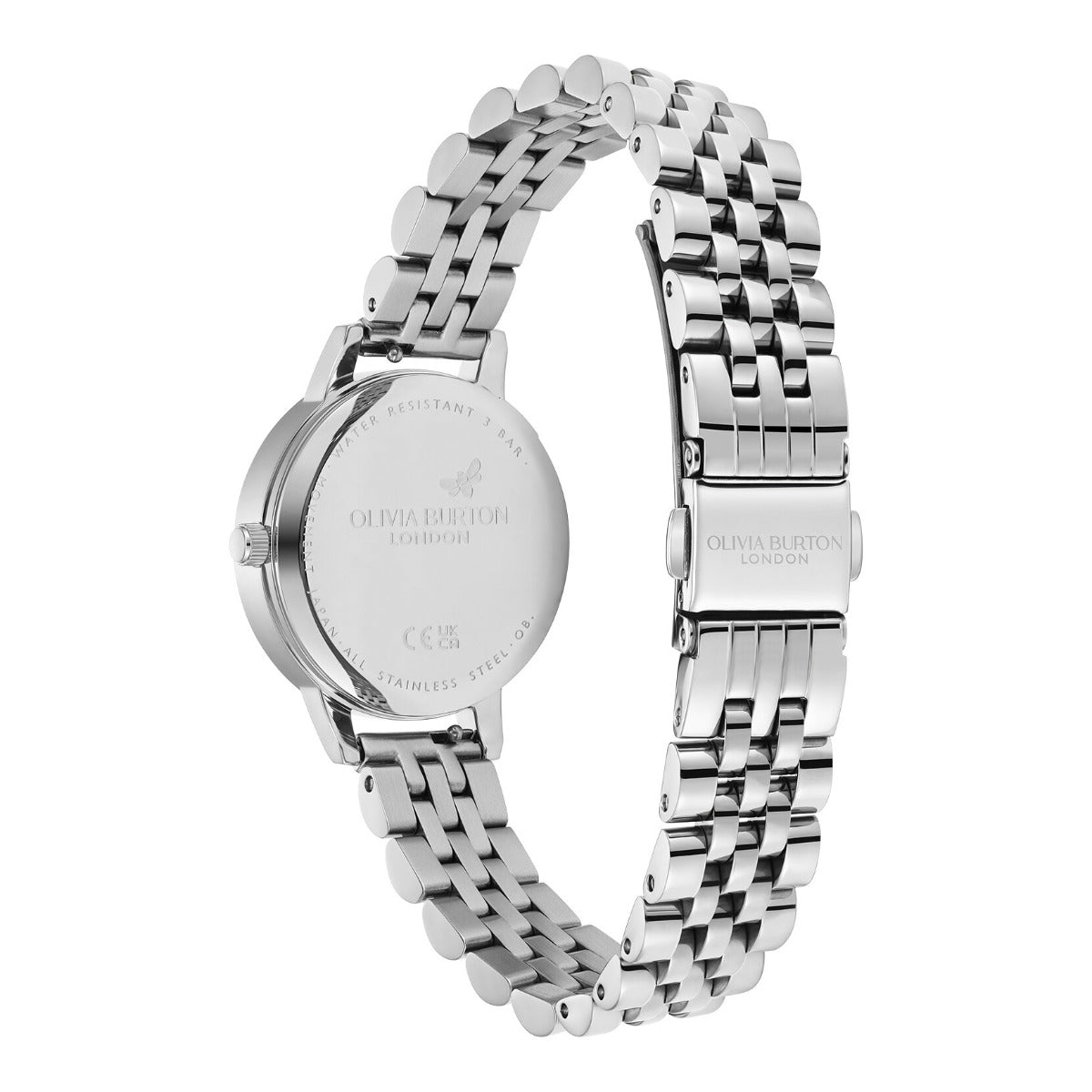 Olivia Burton Ladies Watch with Mother of Pearl Dial and Silver Bracelet 24000168