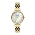 Olivia Burton Ladies Watch with Mother of Pearl Dial and Gold Bracelet 24000169