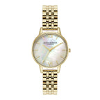 Olivia Burton Ladies Watch with Mother of Pearl Dial and Gold Bracelet 24000169