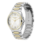 Olivia Burton Sports Luxe Ladies Watch with Ivory Dial and Two Tone Bracelet 24000203