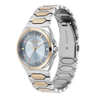 Olivia Burton Sports Luxe Ladies Watch with Blue Dial and Two Tone Bracelet 24000204
