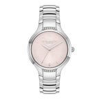 Olivia Burton Lea Classic Ladies Watch with Pink Dial and Silver Bracelet 24000208