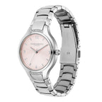 Olivia Burton Lea Classic Ladies Watch with Pink Dial and Silver Bracelet 24000208