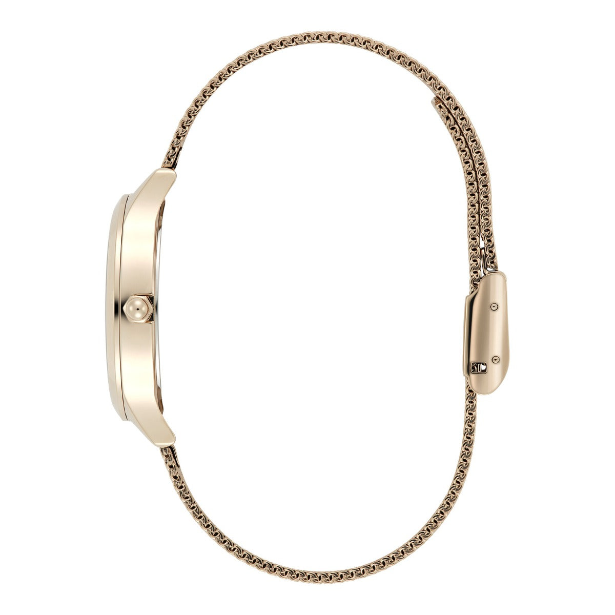 Olivia Burton Wonderlust Classic Ladies Watch with Silver Dial and Rose Gold Strap 24000213