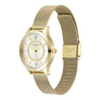 Olivia Burton Wonderlust Classic Ladies Watch with Ivory Dial and Gold Strap 24000214