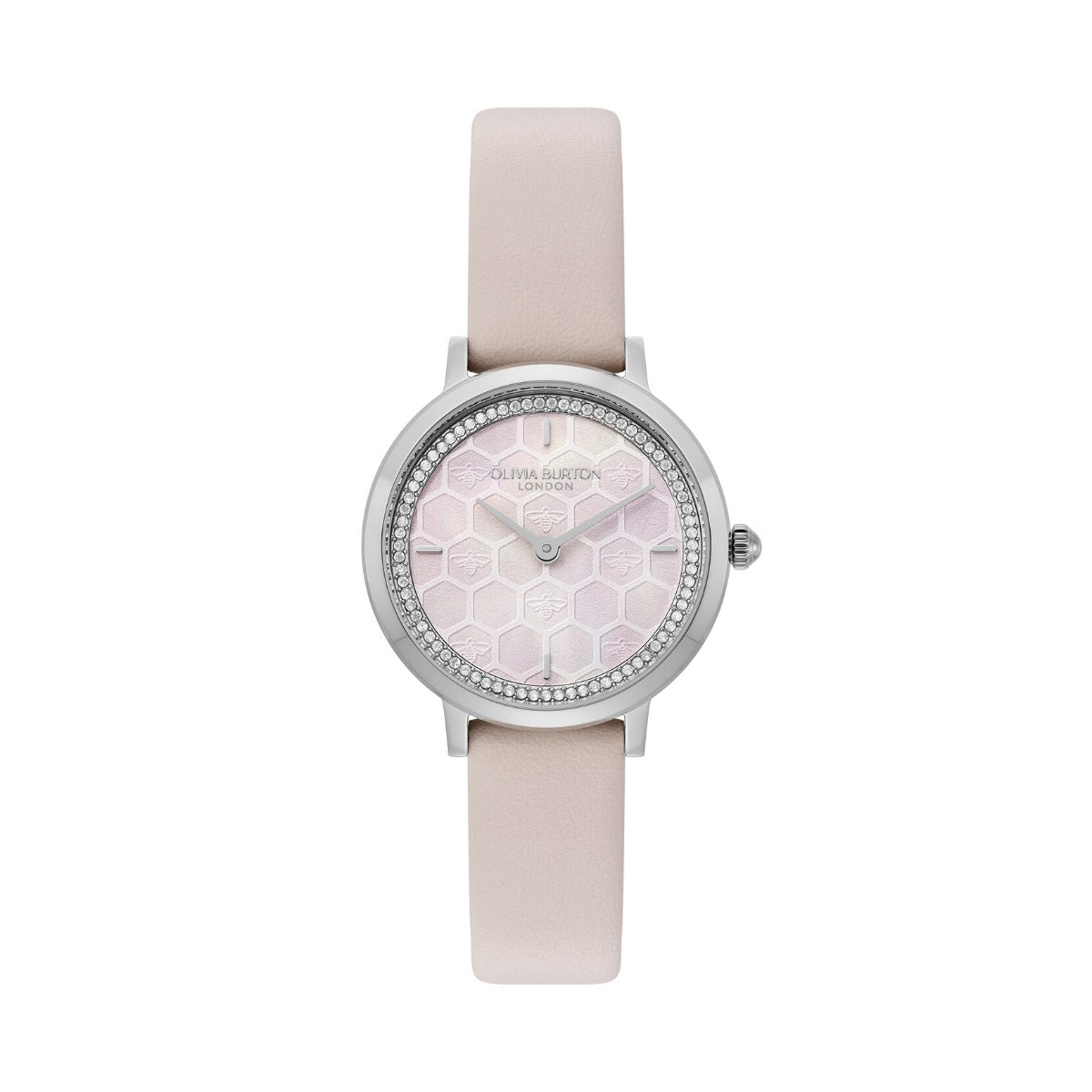 Olivia Burton Signature Ladies Watch with Pink Dial and Pink Strap 24000270