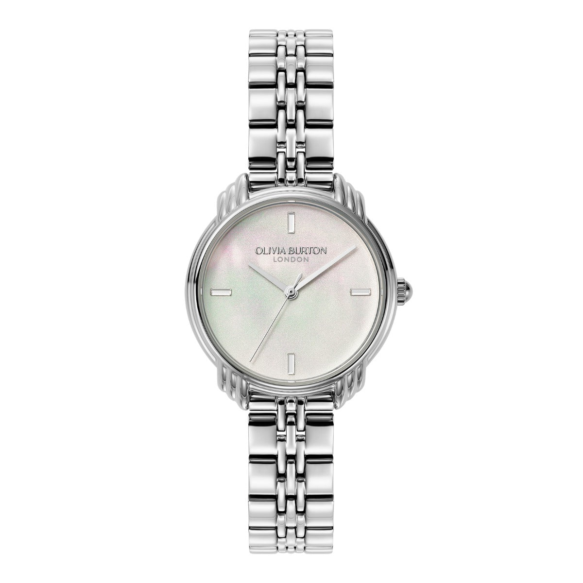 Wats Merched Olivia Burton Art Deco gyda Deial Mam-Erl a Breichled Arian 24000293