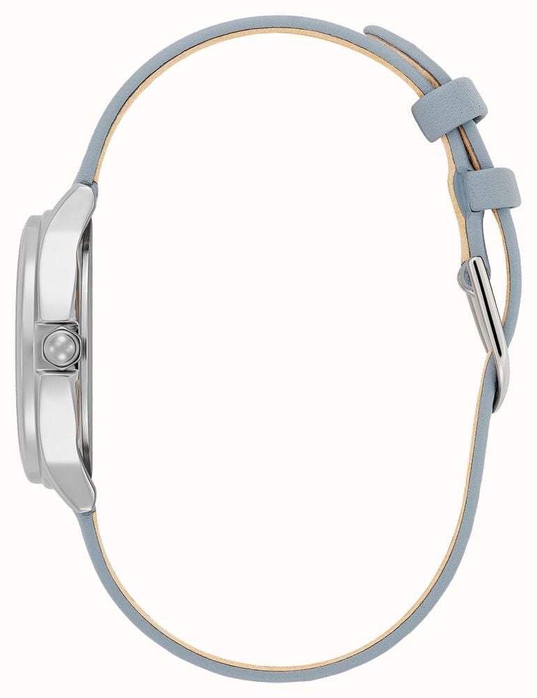 Olivia Burton Ob Classic Bee Cloc Menywod gyda Deial Glas a Strap Las 24000343