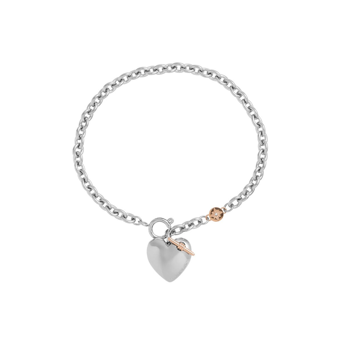 Breichled Olivia Burton Knot Heart Arian Tôn 24100035