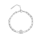 Olivia Burton Illusion Silver Tone Stacking Bracelet 24100067