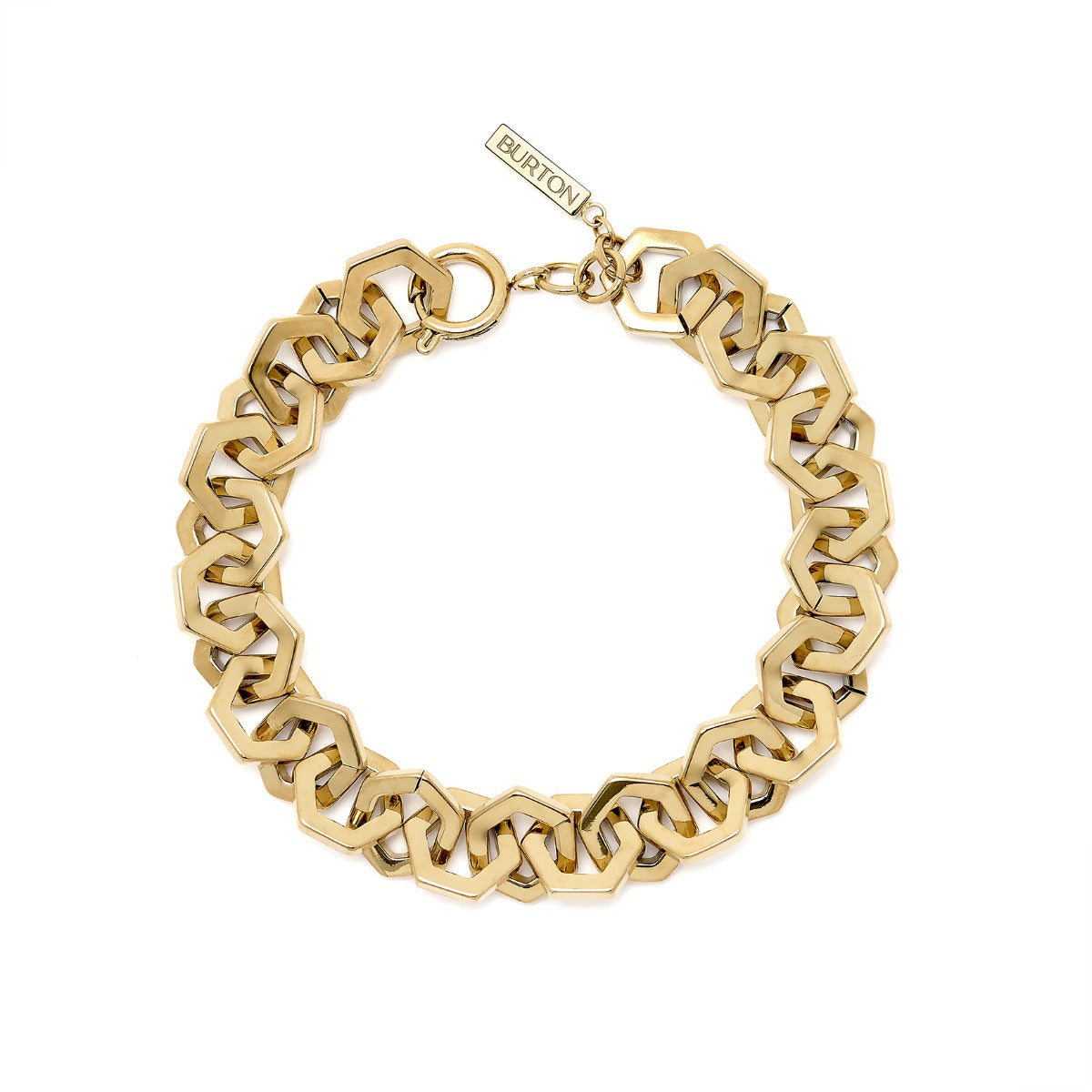 Olivia Burton Ladies Honeycomb Classic Gold Tone Bracelet 24100089