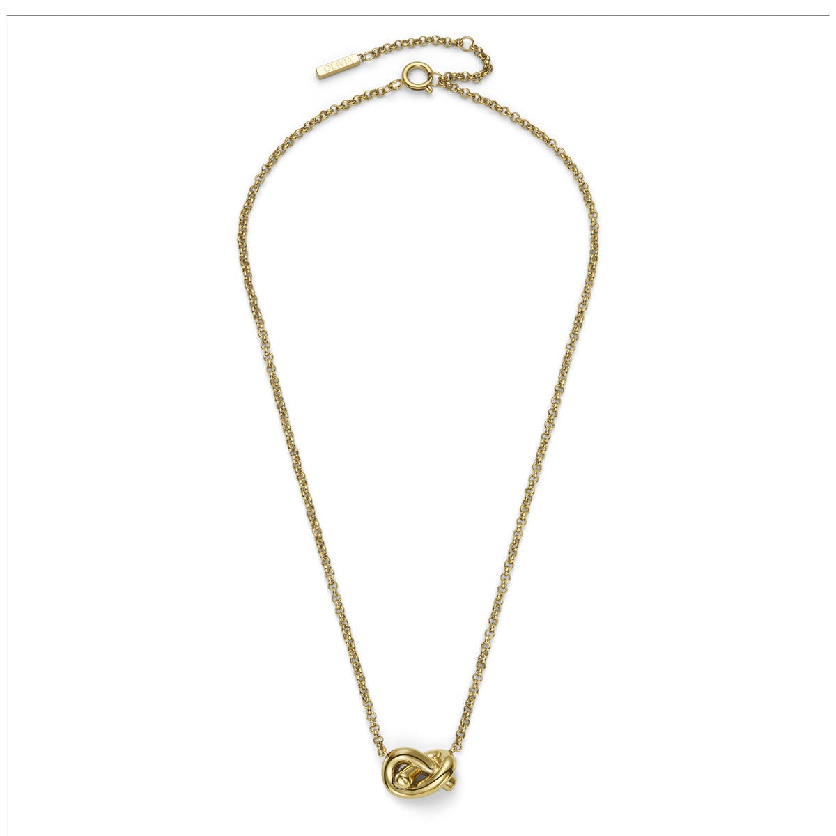 Olivia Burton Lovers Knot Gold Plated Necklace 24100221