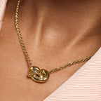 Olivia Burton Lovers Knot Gold Plated Necklace 24100221