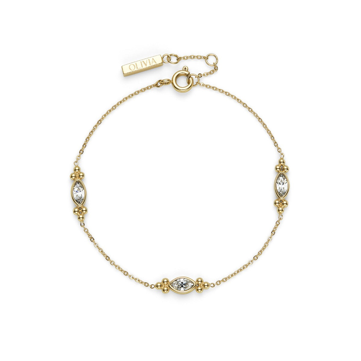 Breichled Platiog Aur Cain Olivia Burton 24100280