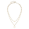 Olivia Burton Ladies Honeycomb Classic Gold Tone Necklace 24100306
